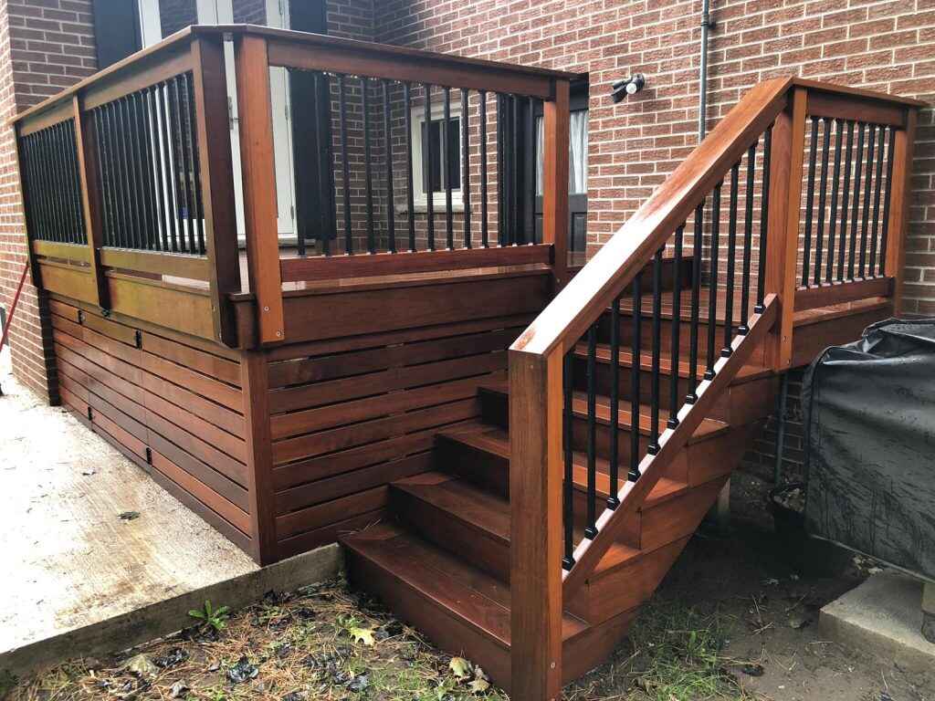 combination stair railing